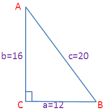 The sides of right triangle ABC Mathskey